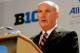 July 26, 2012; Chicago, IL, USA; Big Ten commissioner Jim Delany speaks during the Big Ten media day at the McCormick Place Convention Center. Mandatory Credit: Reid Compton-USA TODAY Sports