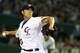TOKYO, JAPAN - MARCH 08: Starting Pitcher Chien-Ming Wang #40 of Chinese Taipei pitchers during the World Baseball Classic Second Round Pool 1 game between Japan and Chinese Taipei at Tokyo Dome on March 8, 2013 in Tokyo, Japan. (Photo by Koji Watanabe/Getty Images)