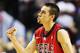 NASHVILLE, TN - MARCH 17: Marshall Henderson #22 of the Ole Miss Rebels reacts in the second half against the Florida Gators during the SEC Basketball Tournament Championship game at Bridgestone Arena on March 17, 2013 in Nashville, Tennessee. (Photo by Andy Lyons/Getty Images)