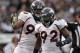OAKLAND, CA - NOVEMBER 06: Ryan McBean #98 and Elvis Dumervil #92 of the Denver Broncos celebrate after Dumervil sacked Carson Palmer #3 of the Oakland Raiders at O.co Coliseum on November 6, 2011 in Oakland, California. (Photo by Ezra Shaw/Getty Images)