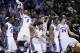 SAN JOSE, CA - MARCH 21: The Saint Louis Billikens bench celebrates in the final moments of their 64 to 44 win over the New Mexico State Aggies during the second round of the 2013 NCAA Men's Basketball Tournament at HP Pavilion on March 21, 2013 in San Jose, California. (Photo by Ezra Shaw/Getty Images)