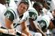 EAST RUTHERFORD, NJ - SEPTEMBER 09: Tim Tebow #15 of the New York Jets sits on the bench during their season opener against the Buffalo Bills at MetLife Stadium on September 9, 2012 in East Rutherford, New Jersey. (Photo by Jeff Zelevansky/Getty Images)