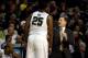AUBURN HILLS, MI - MARCH 21: Head coach Tom Izzo of the Michigan State Spartans talks with Derrick Nix #25 against the Valparaiso Crusaders during the second round of the 2013 NCAA Men's Basketball Tournament at at The Palace of Auburn Hills on March 21, 2013 in Auburn Hills, Michigan. (Photo by Jonathan Daniel/Getty Images)