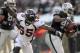 OAKLAND, CA - NOVEMBER 06: Marcel Reece #45 of the Oakland Raiders gets past D.J. Williams #55 of the Denver Broncos for a touchdown at O.co Coliseum on November 6, 2011 in Oakland, California. (Photo by Ezra Shaw/Getty Images)