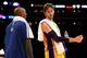LOS ANGELES, CA - JANUARY 29: Pau Gasol #16 and Kobe Bryant #24 of the Los Angeles Lakers talk during the game with the New Orleans Hornets at Staples Center on January 29, 2013 in Los Angeles, California. . The Lakers won 111-106. NOTE TO USER: User expressly acknowledges and agrees that, by downloading and or using this photograph, User is consenting to the terms and conditions of the Getty Images License Agreement. (Photo by Stephen Dunn/Getty Images)