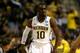 AUBURN HILLS, MI - MARCH 23: Tim Hardaway Jr. #10 of the Michigan Wolverines reacts in the second half against the Virginia Commonwealth Rams during the third round of the 2013 NCAA Men's Basketball Tournament at The Palace of Auburn Hills on March 23, 2013 in Auburn Hills, Michigan. (Photo by Jonathan Daniel/Getty Images)