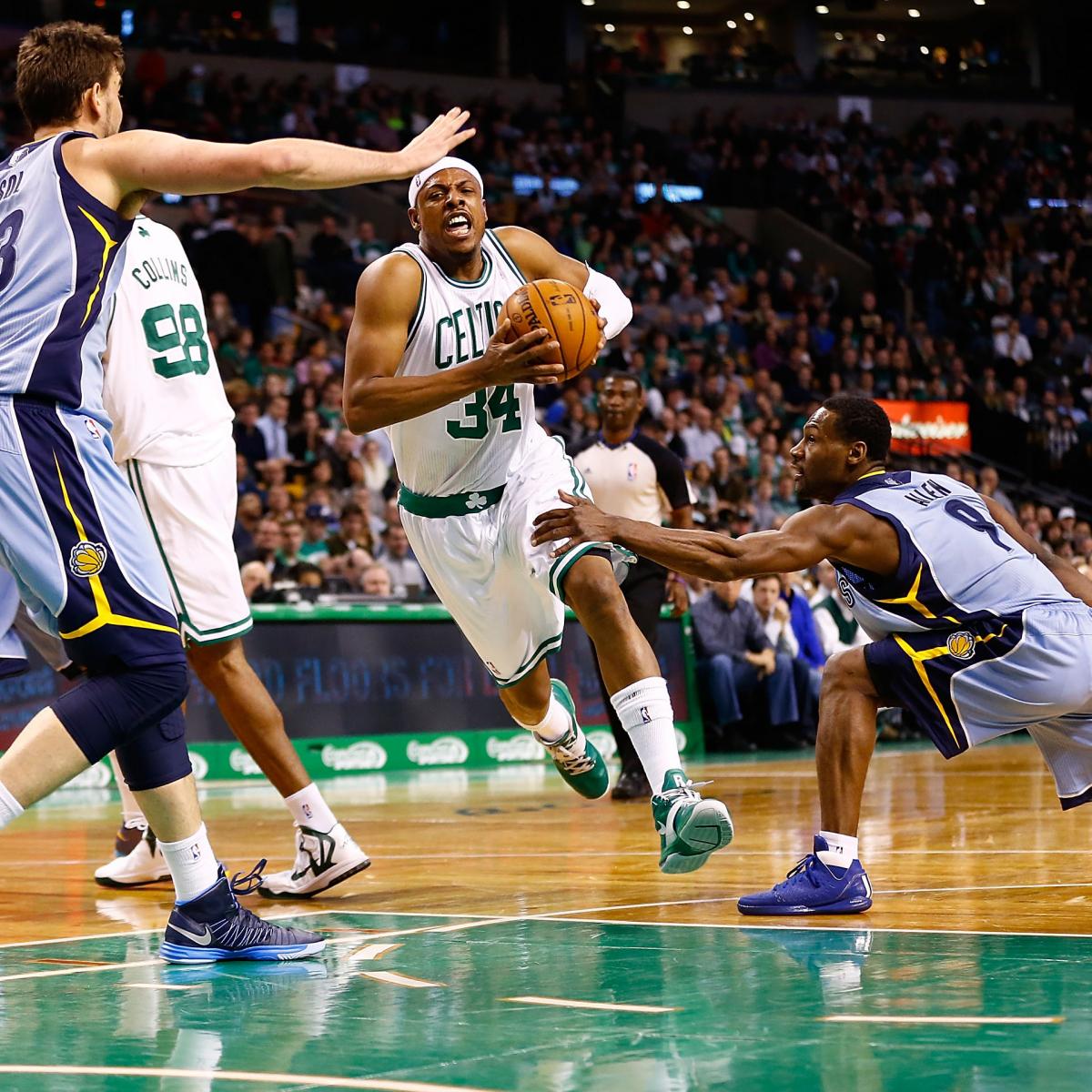Boston Celtics vs. Memphis Grizzlies Live Score Results 