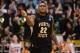 SALT LAKE CITY, UT - MARCH 23: Carl Hall #22 of the Wichita State Shockers celebrates after making a basket in the second half while taking on the Gonzaga Bulldogs during the third round of the 2013 NCAA Men's Basketball Tournament at EnergySolutions Arena on March 23, 2013 in Salt Lake City, Utah. (Photo by Harry How/Getty Images)