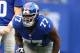 EAST RUTHERFORD, NJ - OCTOBER 07: Kevin Boothe #77 of the New York Giants in action against the Cleveland Browns during their game at MetLife Stadium on October 7, 2012 in East Rutherford, New Jersey. (Photo by Al Bello/Getty Images)