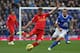 LIVERPOOL, ENGLAND - OCTOBER 28: Joe Allen of Liverpool in action during the Barclays Premier League match between Everton and Liverpool at Goodison Park on October 28, 2012 in Liverpool, England. (Photo by Clive Brunskill/Getty Images)