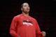 Mar 21, 2013; Chicago, IL, USA; Chicago Bulls point guard Derrick Rose (1) before the game against the Portland Trail Blazers at the United Center. Mandatory Credit: Mike DiNovo-USA TODAY Sports