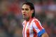 MADRID, SPAIN - NOVEMBER 25: Radamel Falcao of Club Atletico de Madrid looks on during the La Liga match between Club Atletico de Madrid and Sevilla FC at Vicente Calderon Stadium on November 25, 2012 in Madrid, Spain. (Photo by Denis Doyle/Getty Images)