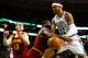 BOSTON, MA - DECEMBER 19: Courtney Lee #11 of the Boston Celtics is fouled by Alonzo Gee #33 of the Cleveland Cavaliers while going up for a layup during the game on December 19, 2012 at TD Garden in Boston, Massachusetts. NOTE TO USER: User expressly acknowledges and agrees that, by downloading and or using this photograph, User is consenting to the terms and conditions of the Getty Images License Agreement. (Photo by Jared Wickerham/Getty Images)