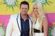 LOS ANGELES, CA - MARCH 23: Wrestler Mike 'The Miz' Mizanin (L) and Maryse Ouellet arrive at Nickelodeon's 26th Annual Kids' Choice Awards at USC Galen Center on March 23, 2013 in Los Angeles, California. (Photo by Frazer Harrison/Getty Images)