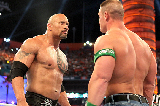 The Cena-Rock Feud