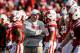LINCOLN, NE - NOVEMBER 17: Nebraska Cornhuskers head coach Bo Pelini eyes his troops before their game against the Minnesota Golden Gophers at Memorial Stadium on November 17, 2012 in Lincoln, Nebraska. (Photo by Eric Francis/Getty Images)