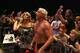 PERTH, AUSTRALIA - NOVEMBER 24: Ric Flair looks on while awaiting the entrance of Hulk Hogan during the Hulkamania Tour at the Burswood Dome on November 24, 2009 in Perth, Australia. (Photo by Paul Kane/Getty Images)