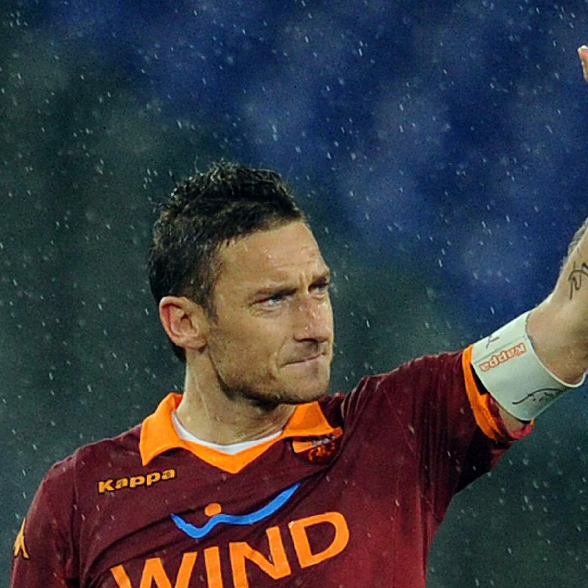 Francesco Totti Marks 20 Years with AS Roma (Video)