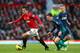 MANCHESTER, ENGLAND - DECEMBER 15: Robin van Persie of Manchester United in action during the Barclays Premier League match between Manchester United and Sunderland at Old Trafford on December 15, 2012 in Manchester, England. (Photo by Clive Mason/Getty Images)