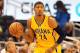 March 8, 2013; Orlando FL, USA; Indiana Pacers small forward Paul George (24) dribbles the ball against the Orlando Magic during the second half at Amway Center. Indiana Pacers defeated the Orlando Magic 115-86. Mandatory Credit: Kim Klement-USA TODAY Sports