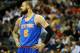 Mar 13, 2013; Denver, CO, USA; New York Knicks center Tyson Chandler (6) during the first half against the Denver Nuggets at the Pepsi Center. The Nuggets won 117-94.Mandatory Credit: Chris Humphreys-USA TODAY Sports