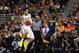 Marquette's Junior Cadougan harrassed Miami's Shane Larkin helping the Eagles advance to The NCAA Elite Eight