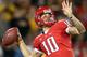 TUCSON, AZ - NOVEMBER 23: Quarterback Matt Scott #10 of the Arizona Wildcats throws a pass during the college football game against the Arizona State Sun Devils at Arizona Stadium on November 23, 2012 in Tucson, Arizona. The Sun Devils defeated the Wildcats 41-34. (Photo by Christian Petersen/Getty Images)