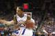 Kansas freshman Ben McLemore drives to the hoop against Western Kentucky in the second round of the 2013 NCAA tournament. He will look to lead Kansas tonight against Michigan in the Sweet 16.