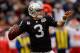 OAKLAND, CA - DECEMBER 16: Carson Palmer #3 of the Oakland Raiders drops back to pass against the Kansas City Chiefs in the second quarter at Oakland-Alameda County Coliseum on December 16, 2012 in Oakland, California. (Photo by Thearon W. Henderson/Getty Images)