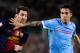 BARCELONA, SPAIN - NOVEMBER 03: Hugo Mallo of RC Celta de Vigo grabs Lionel Messi of FC Barcelona during the La Liga match between FC Barcelona and RC Celta de Vigo at Camp Nou on November 3, 2012 in Barcelona, Spain. (Photo by David Ramos/Getty Images)