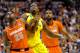 WASHINGTON, DC - MARCH 30: Rakeem Christmas #25 and James Southerland #43 of the Syracuse Orange fights for position against Chris Otule #42 of the Marquette Golden Eagles during the East Regional Round Final of the 2013 NCAA Men's Basketball Tournament at Verizon Center on March 30, 2013 in Washington, DC. (Photo by Win McNamee/Getty Images)