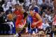 OAKLAND, CA - JANUARY 02: Chris Paul #3 and Blake Griffin #32 of the Los Angeles Clippers head downcourt after getting a loose ball from Stephen Curry #30 of the Golden State Warriors at Oracle Arena on January 2, 2013 in Oakland, California. NOTE TO USER: User expressly acknowledges and agrees that, by downloading and or using this photograph, User is consenting to the terms and conditions of the Getty Images License Agreement. (Photo by Ezra Shaw/Getty Images)