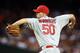 Cardinals ace Adam Wainwright began the 2013 season against the Diamondbacks on April 1.
