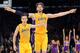Steve Nash (left) and Pau Gasol (right).