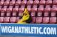 WIGAN, ENGLAND - JANUARY 05: A Wigan Athletic fan dressed as a banana shows his support during the Budweiser FA Cup Third Round match between Wigan Athletic and AFC Bournemouth at DW Stadium on January 5, 2013 in Wigan, England. (Photo by Alex Livesey/Getty Images)