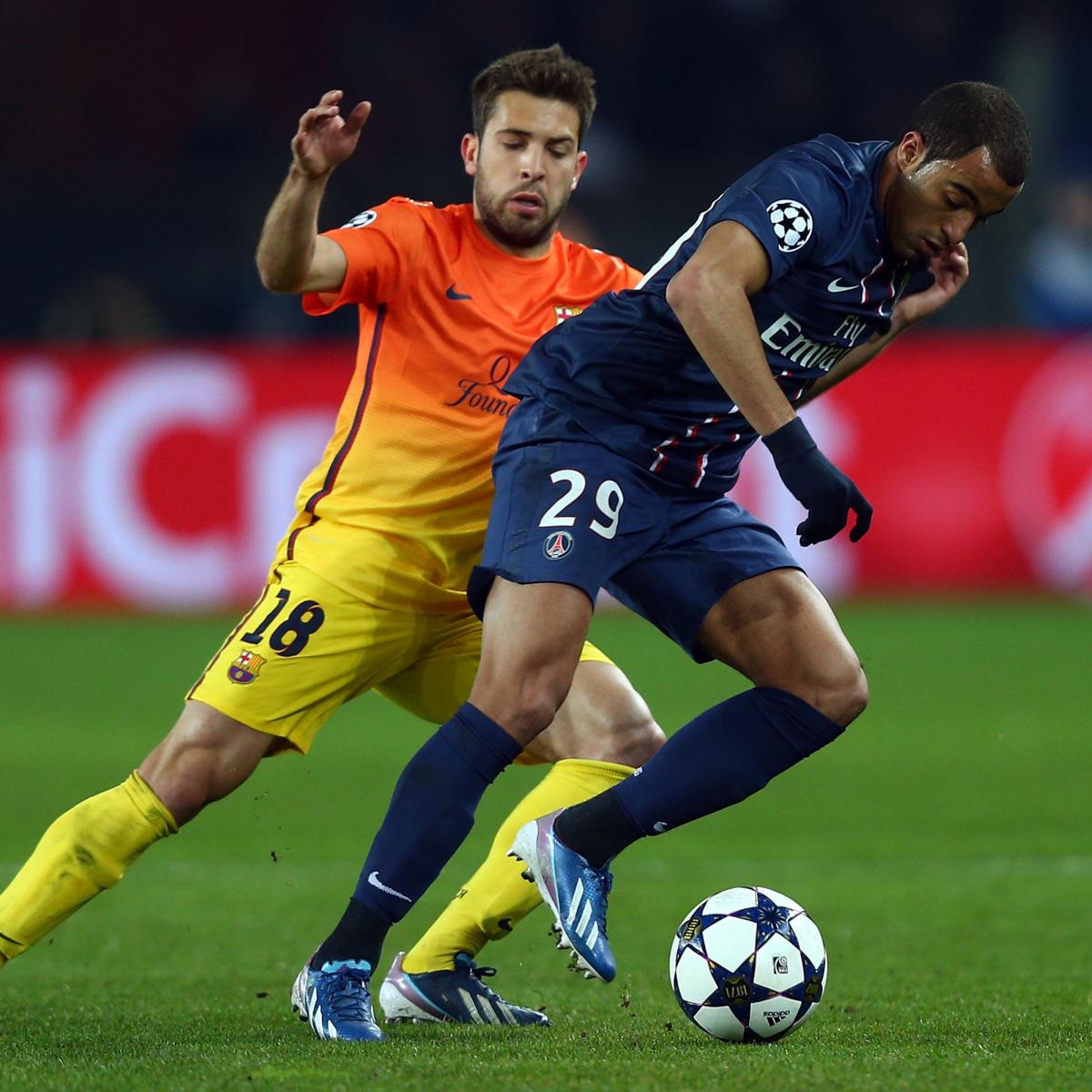 Paris SaintGermain vs. Barcelona Champions League Quarterfinal 1st