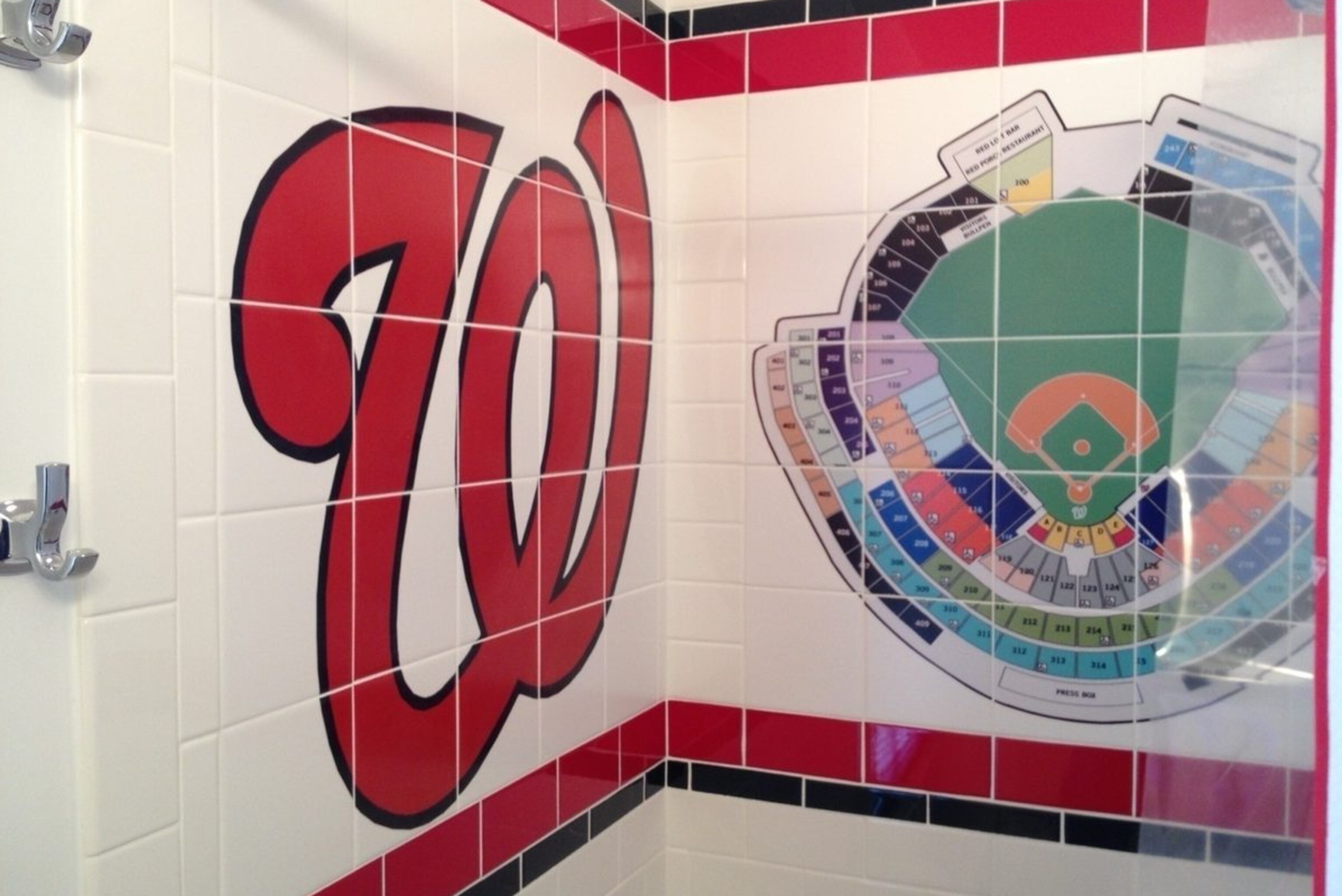 Nationals Themed Bathroom May Cause Immense Lavatory Envy Bleacher Report Latest News Videos And Highlights