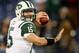 NASHVILLE, TN - DECEMBER 17: Quarterback Tim Tebow #15 of the New York Jets warms up prior to the game against the Tennessee Titans at LP Field on December 17, 2012 in Nashville, Tennessee. (Photo by Andy Lyons/Getty Images)