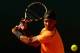 MONTE-CARLO, MONACO - APRIL 21: Rafael Nadal of Spain plays a backhand against Gilles Simon of France in their semi-final during day seven of the ATP Monte Carlo Masters, at Monte-Carlo Sporting Club on April 21, 2012 in Monte-Carlo, Monaco. (Photo by Clive Brunskill/Getty Images)