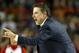 ATLANTA, GA - APRIL 06: Head coach Rick Pitino of the Louisville Cardinals reacts in the second half while taking on the Wichita State Shockers during the 2013 NCAA Men's Final Four Semifinal at the Georgia Dome on April 6, 2013 in Atlanta, Georgia. (Photo by Andy Lyons/Getty Images)