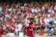 SO KON PO, HONG KONG - JULY 29: Alex Song of Arsenal FC reacts during the pre-season Asian Tour friendly match between Kitchee FC and Arsenal at Hong Kong Stadium on July 29, 2012 in Hong Kong. (Photo by Victor Fraile/Getty Images)