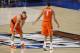 Apr 6, 2013; Atlanta, GA, USA; Syracuse Orange guard Brandon Triche (20) and Syracuse Orange guard Michael Carter-Williams (1) as Michigan pulls away in the second half of the semifinals during the 2013 NCAA mens Final Four at the Georgia Dome. Mandatory Credit: Daniel Shirey-USA TODAY Sports