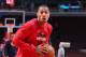 Mar 23, 2013; Chicago, IL, USA; Chicago Bulls point guard Derrick Rose (1) warms up prior to a game against the Indiana Pacers at the United Center. Mandatory Credit: Dennis Wierzbicki-USA TODAY Sports