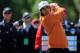 ORLANDO, FL - MARCH 26: Rickie Fowler of the United States and the Oaktree National Team on the third hole during the final day of the 2013 Tavistock Cup Matches at Isleworth Golf and Country Club on March 26, 2013 in Orlando, Florida. (Photo by David Cannon/Getty Images)