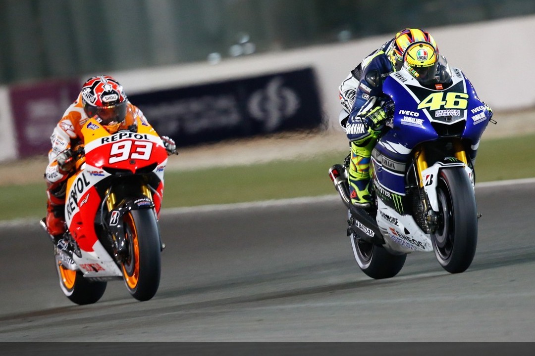 MotoGP 2013: Valentino Rossi and Marc Thrill Qatar with Classic Battle | News, Scores, Highlights, and Rumors | Bleacher Report
