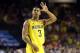 ATLANTA, GA - APRIL 06: Trey Burke #3 of the Michigan Wolverines reacts in the second half against the Syracuse Orange during the 2013 NCAA Men's Final Four Semifinal at the Georgia Dome on April 6, 2013 in Atlanta, Georgia. (Photo by Streeter Lecka/Getty Images)
