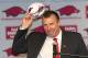Arkansas head coach Bret Bielema