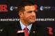 PISCATAWAY, NJ - NOVEMBER 20: Rutgers University Athletic director Tim Pernetti looks on during a press conference announcing that Rutgers University is joining the Big Ten Conference on November 20, 2012 at the Hale Center in Piscataway, New Jersey. (Photo by Elsa/Getty Images)