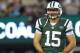 EAST RUTHERFORD, NJ - NOVEMBER 22: Quarterback Tim Tebow #15 of the New York Jets during warm ups before the start of their game against the New England Patriots at MetLife Stadium on November 22, 2012 in East Rutherford, New Jersey. (Photo by Rich Schultz /Getty Images)