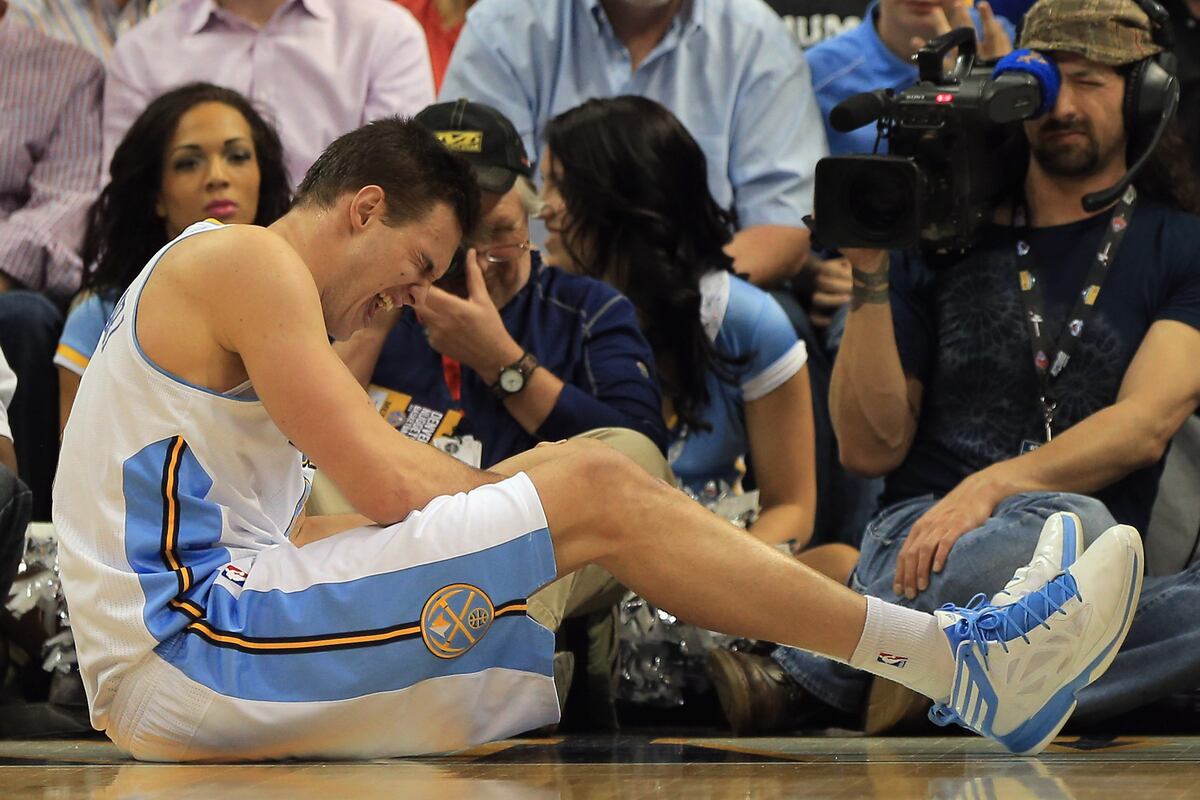 Watch Danilo Gallinari HalfJokingly Blame ACL Injury on Long NBA